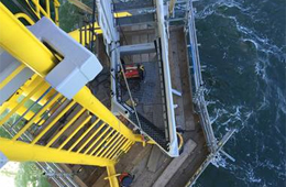 Image of offshore scaffolding